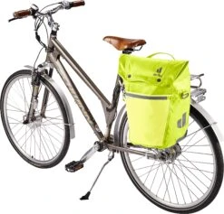 Deuter Fahrradtasche Mainhattan 17+10 Gepäckträgertasche Hinterradtasche -Vaude Boutiquen 3230022 8403 Mainhattan 17 10 citrus graphite D 06