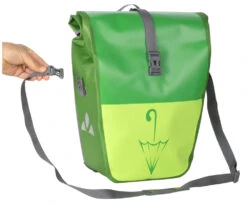 Vaude Aqua Back Color Single Mit Schirmlogo Fahrradtasche Gepäckträgertaschen -Vaude Boutiquen AQua Back color bright green 1