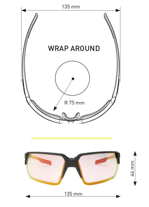 Cratoni C-LITE NXT Photochromic Fahrradbrille Sonnenbrille Sportbrille Running 6 Cratoni C-LITE NXT Photochromic Fahrradbrille Sonnenbrille Sportbrille Running – Bild 4