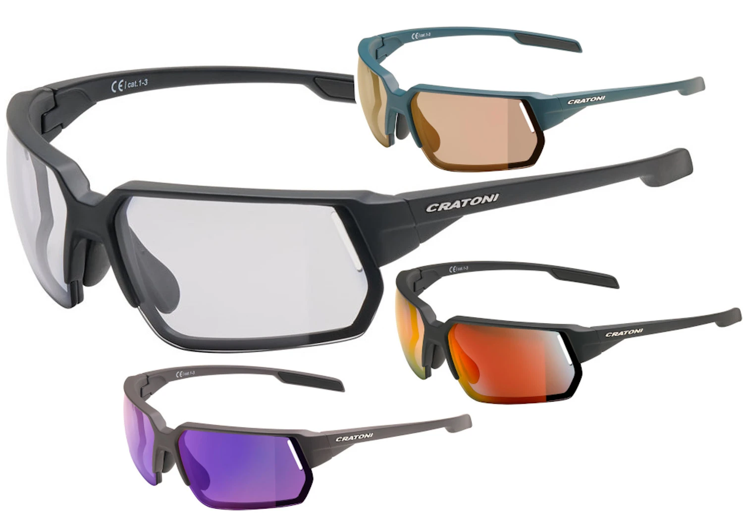 Cratoni C-LITE NXT Photochromic Fahrradbrille Sonnenbrille Sportbrille Running 3 Cratoni C-LITE NXT Photochromic Fahrradbrille Sonnenbrille Sportbrille Running