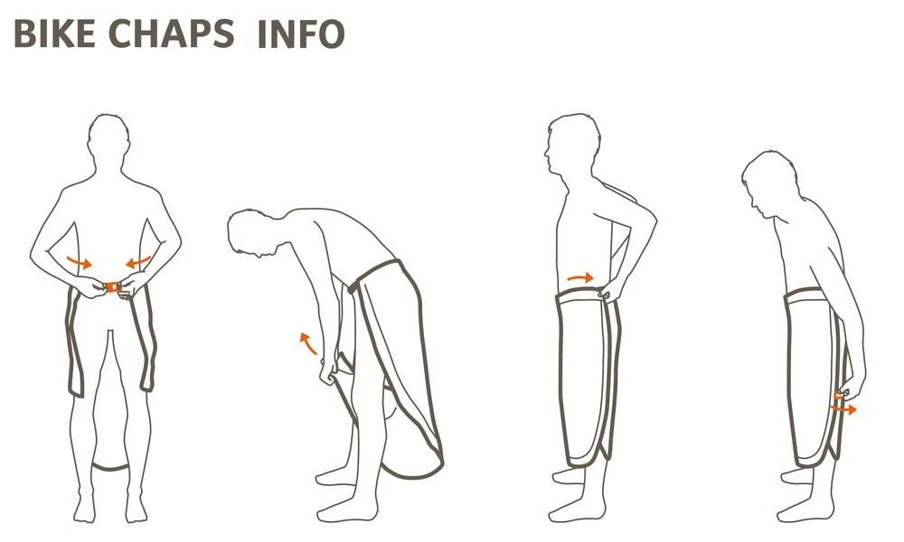 Vaude Bike Chaps Überzieh-Hose Für Den Radsport Regenhose 9 Vaude Bike Chaps Überzieh-Hose Für Den Radsport Regenhose – Bild 7
