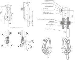 TreeUp Seilblock TU 401 Seilrolle