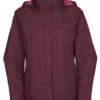 Vaude Damenjacke Estero Regenjacke -Vaude Boutiquen Estero claret red 04992237