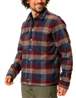 VAUDE Mineo Padded Shacket Gefütterte Herren Wendejacke Jacke Wie Hemd
