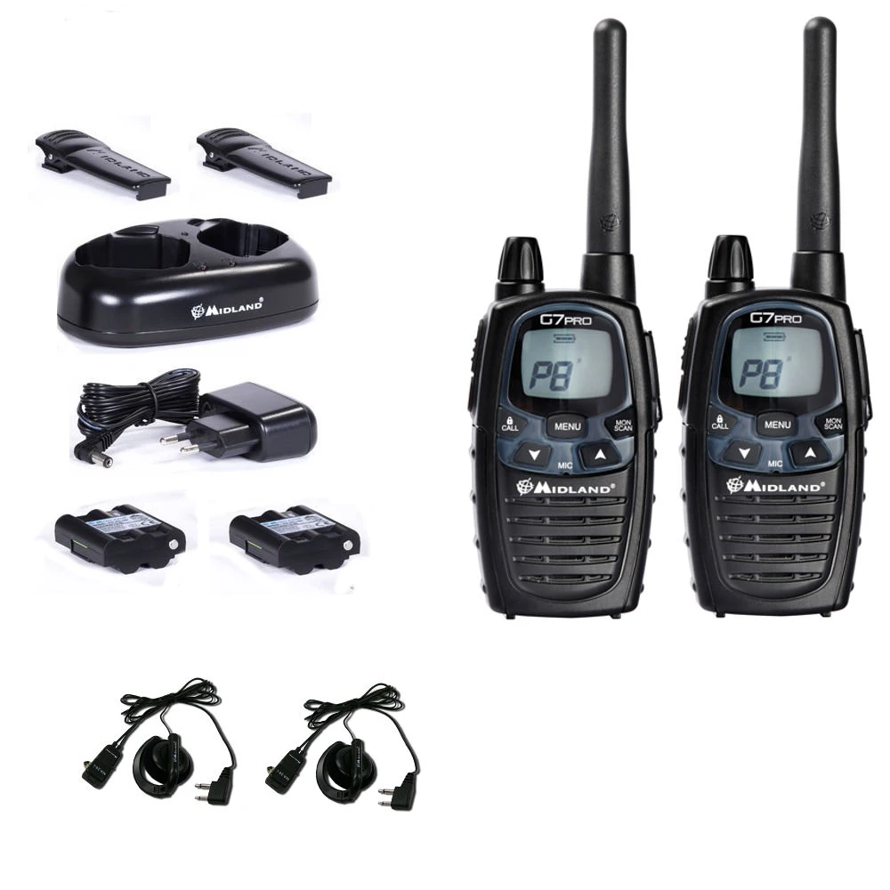Funkgerät G7 Pro Kofferset Nr.1 Sprechfunkgerät Midland 3 Funkgerät G7 Pro Kofferset Nr.1 Sprechfunkgerät Midland
