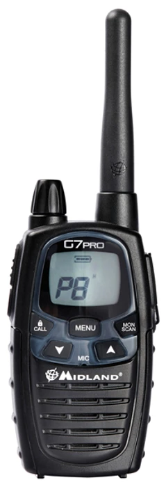 Midland Funkgerät G7 Pro Basic C1090 2er Set Ohne Akkus PMR + LPD Betrieb Walkie-Talkie