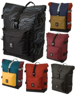 AGU H20 Rolltop II Urban Single Wasserdichte Fahrradtasche Hinterradtasche