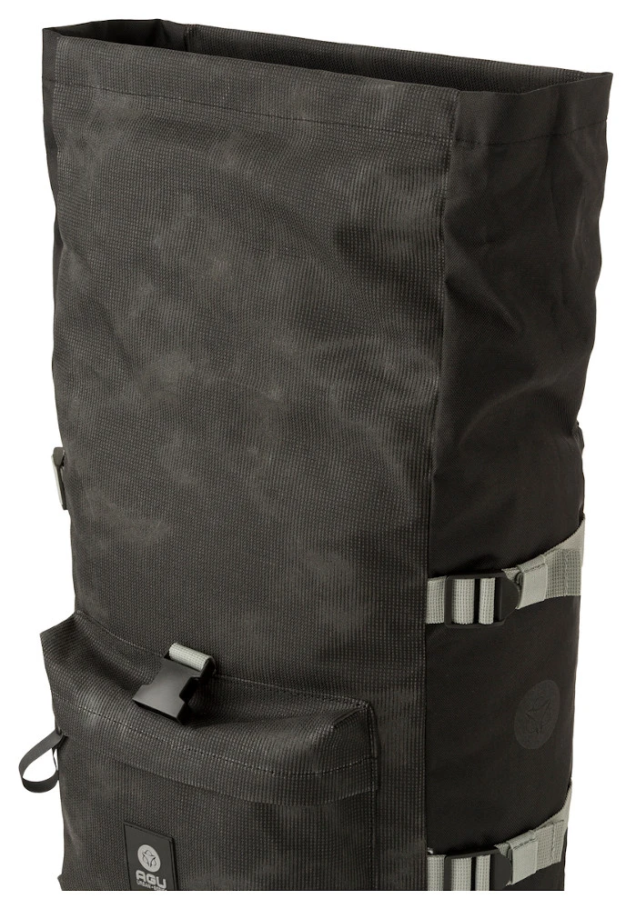 AGU H20 Rolltop II Single Schwarz Reflectiv Wasserdichte Fahrradtasche Einzeltasche 8 AGU H20 Rolltop II Single Schwarz Reflectiv Wasserdichte Fahrradtasche Einzeltasche – Bild 6