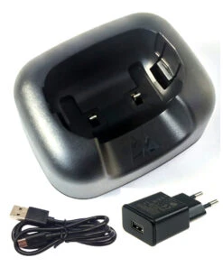 Einzel Ladeschale Für Midland XT-70 Incl.Kabel Und Netzteil Ladegerät