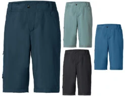 Vaude Mens Ledro Shorts Herrenhose Fahrradhose Sitzpolster Bikehose Allroundhose