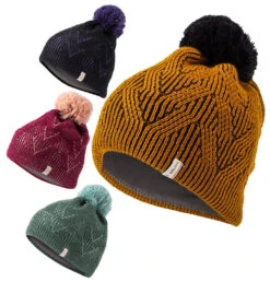 Vaude Damen Bommelmütze Neyland Wintermütze Alltagsmütze