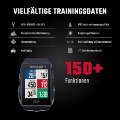 Sigma Rox 11.1 Evo HR Set GPS Bike Computer Navi Fahrradtacho Komoot -Vaude Boutiquen Rox 11 1 Trainingsdaten 2