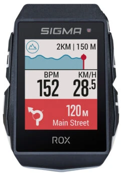Sigma Rox 11.1 Evo Sensor Set GPS Bike Computer Navi Fahrradtacho Komoot -Vaude Boutiquen Rox 11 1 frontal