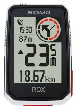 Sigma Rox 2.0 Top Mount GPS Bike Computer Navi Fahrradtacho Komoot -Vaude Boutiquen Rox 2 weiss 1
