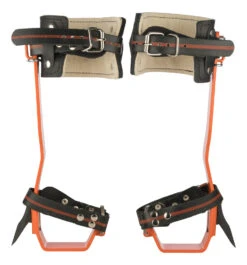 TreeUp Stahlsteigeisen DR 4.0 Neon Orange Baumsteigeisen Forstzubehör -Vaude Boutiquen Steigeisen DR 4 2