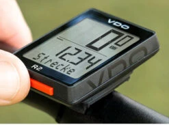 VDO R2 WL Fahrradtacho Biketacho Fahrradcomputer ATS Funktacho -Vaude Boutiquen VDO R2 WL WR 1 2 1