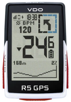 VDO R5 GPS Top Mount Set Fahrradcomputer Biketacho Radcomputer