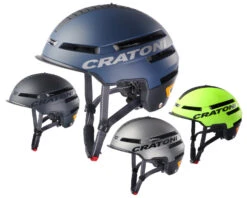 Cratoni E-Bike Helm Smartride 1.2 Fahrradhelm Crash Sensor Blinker Fernbedienung City Helm